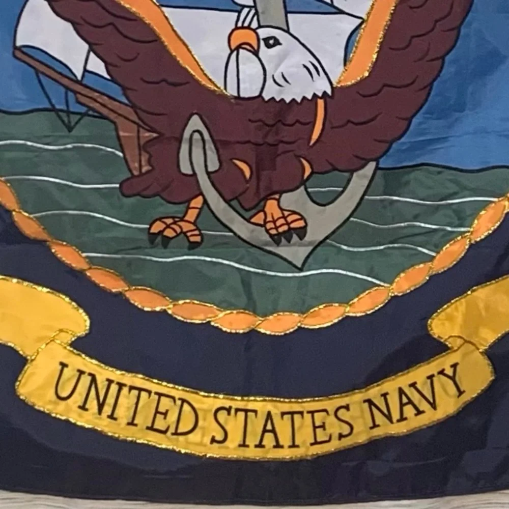 United States Navy Emblem Banner.